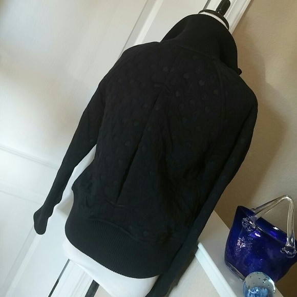 JUICY COUTURE BOMBER JACKET BLACK MEDIUM WOMENS MEDIUM NWOT - Picture 5 of 8